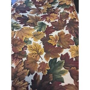2009  Cotton Fabric Fall Leaves Cranston Print. 1 Yard Prewashed